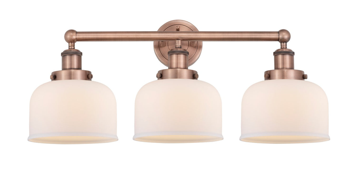 Innovations 616-3W-AC-G71 Three Light Bath Vanity, Antique Copper
