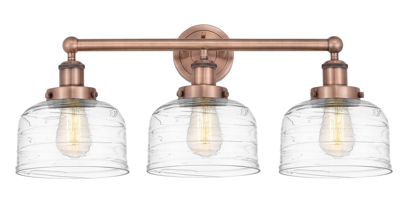 Innovations 616-3W-AC-G713 Three Light Bath Vanity, Antique Copper