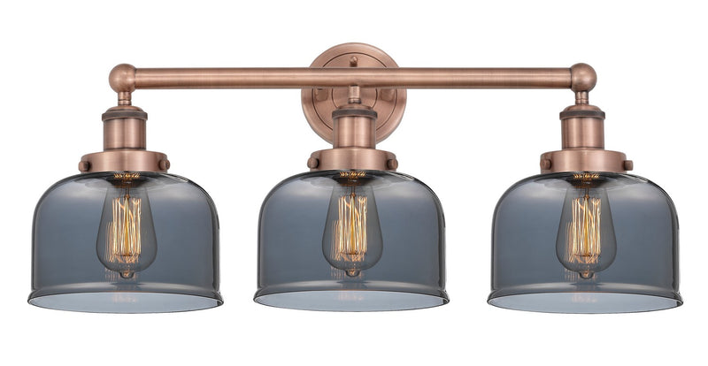 Innovations 616-3W-AC-G73 Three Light Bath Vanity, Antique Copper