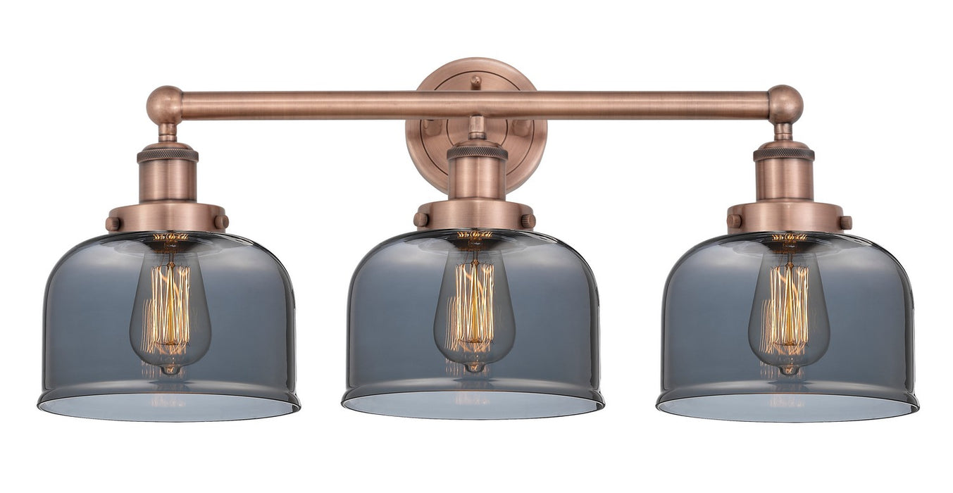 Innovations 616-3W-AC-G73 Three Light Bath Vanity, Antique Copper