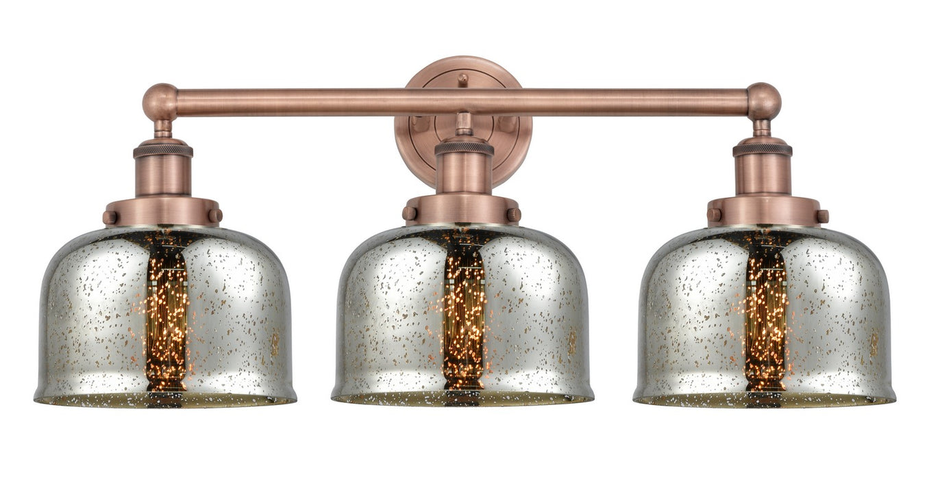 Innovations 616-3W-AC-G78 Three Light Bath Vanity, Antique Copper
