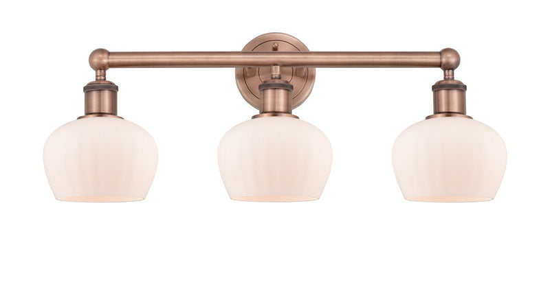 Innovations 616-3W-AC-G91 Three Light Bath Vanity, Antique Copper