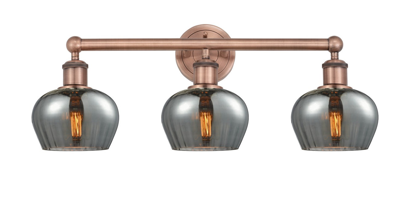 Innovations 616-3W-AC-G93 Three Light Bath Vanity, Antique Copper