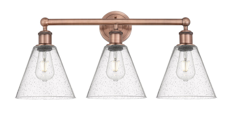Innovations 616-3W-AC-GBC-84 Three Light Bath Vanity, Antique Copper