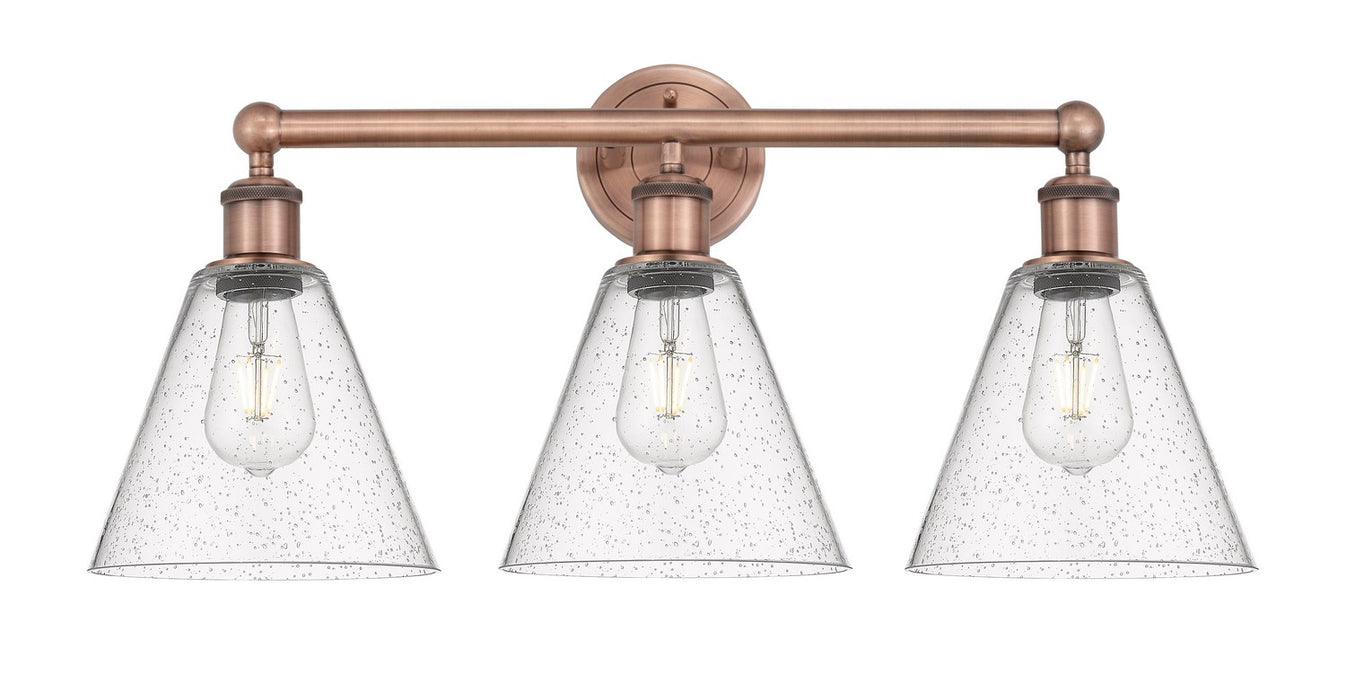 Innovations 616-3W-AC-GBC-84 Three Light Bath Vanity, Antique Copper