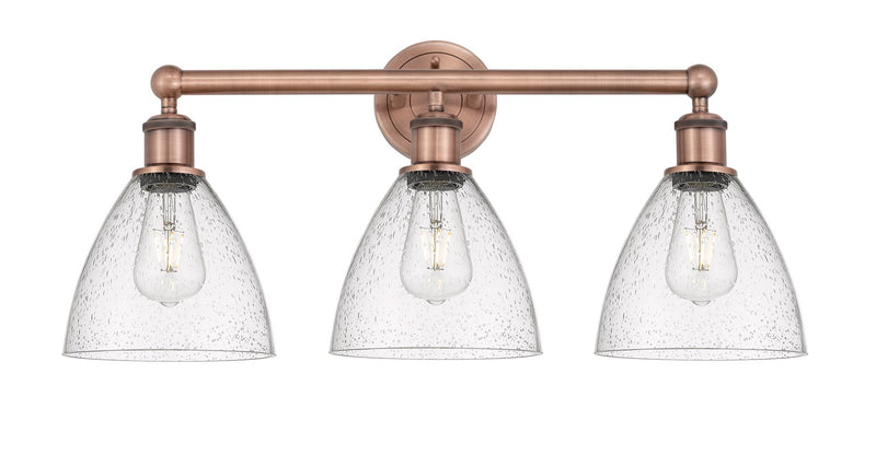 Innovations 616-3W-AC-GBD-754 Three Light Bath Vanity, Antique Copper