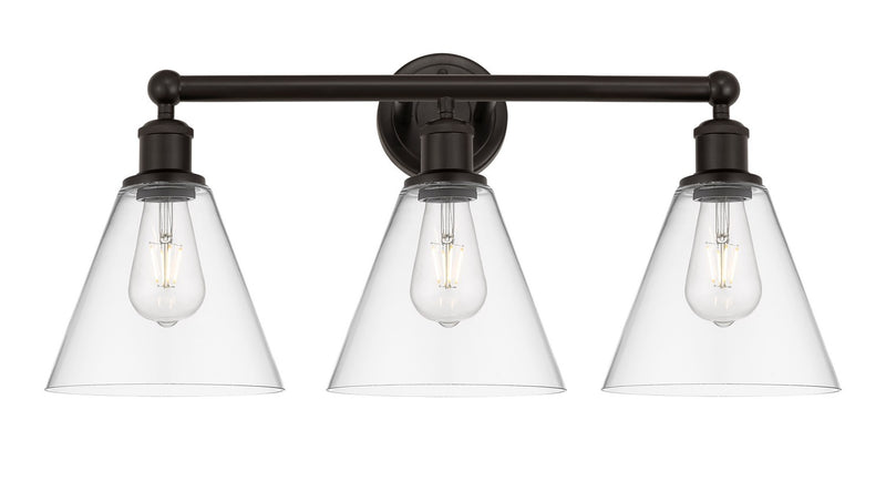 Innovations 616-3W-OB-GBC-82 Three Light Bath Vanity, Oil Rubbed Bronze