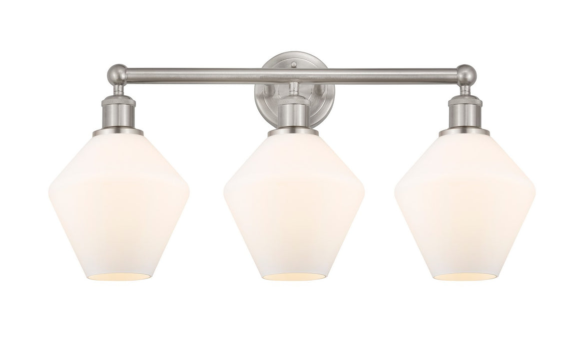 Innovations 616-3W-SN-G651-8 Three Light Bath Vanity, Satin Nickel