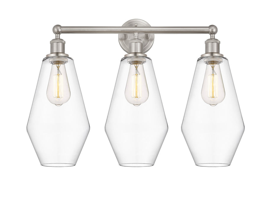Innovations 616-3W-SN-G652-7 Three Light Bath Vanity, Satin Nickel