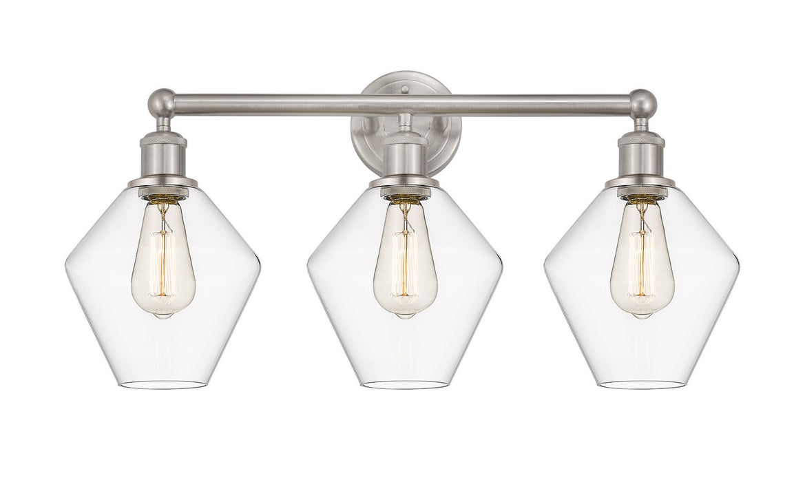 Innovations 616-3W-SN-G652-8 Three Light Bath Vanity, Satin Nickel