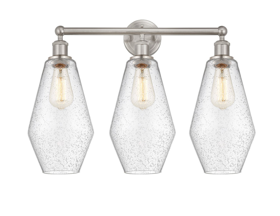 Innovations 616-3W-SN-G654-7 Three Light Bath Vanity, Satin Nickel