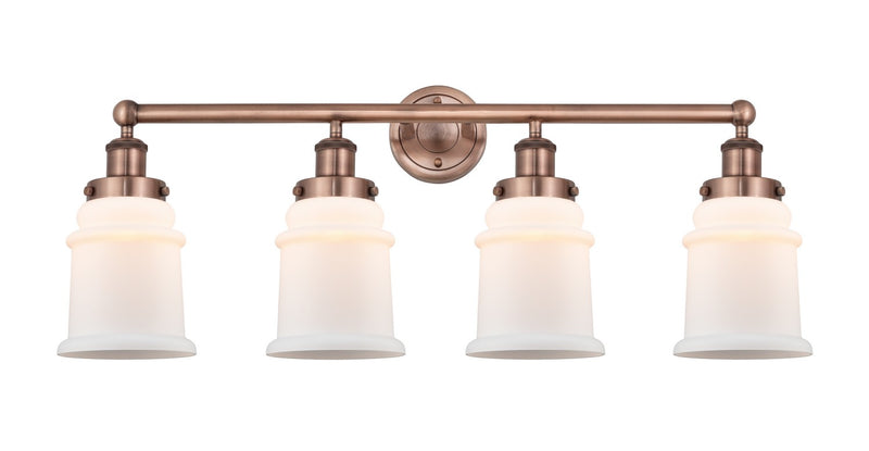 Innovations 616-4W-AC-G181 Four Light Bath Vanity, Antique Copper