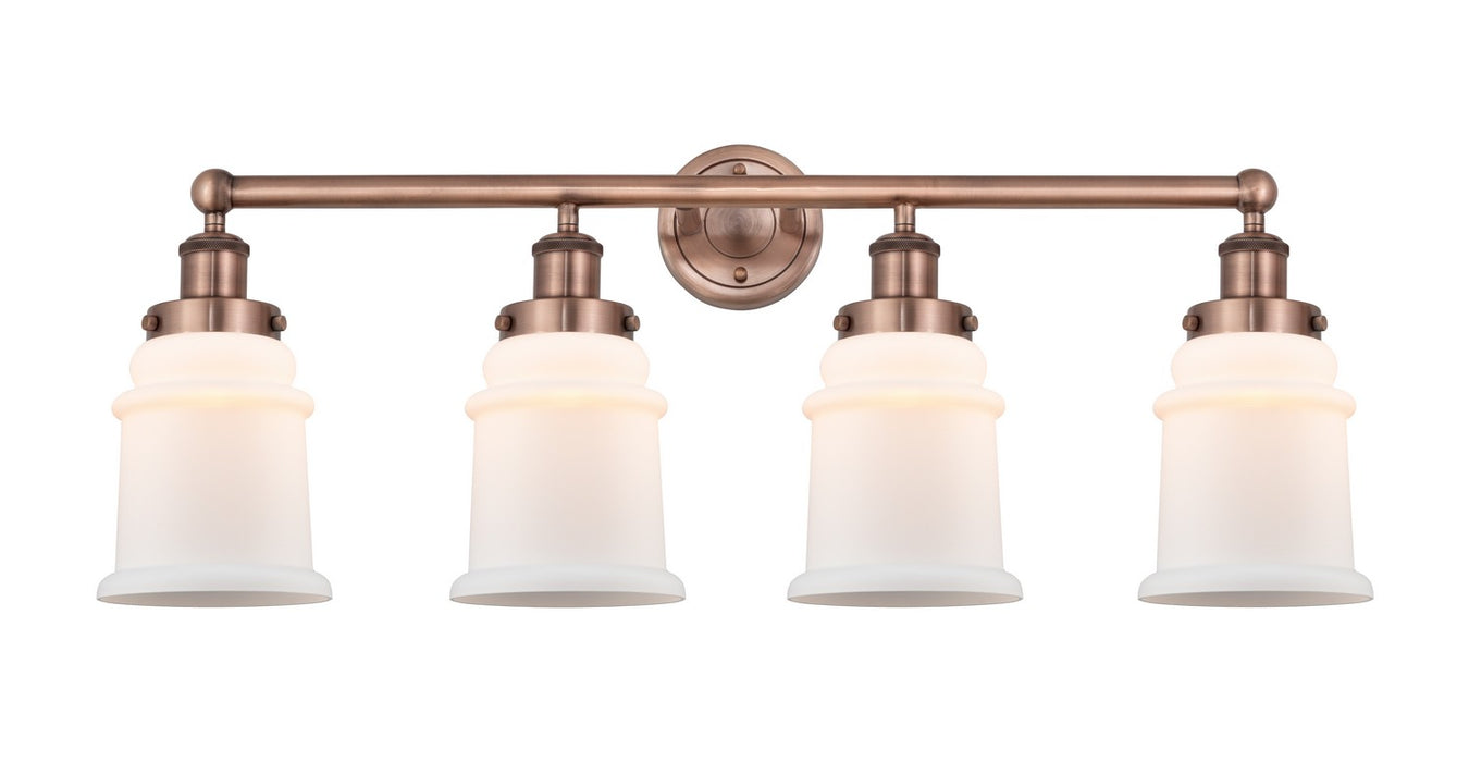 Innovations 616-4W-AC-G181 Four Light Bath Vanity, Antique Copper