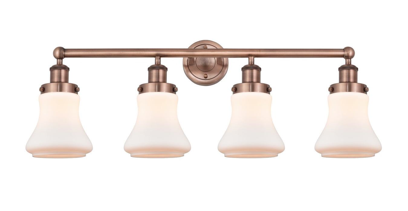 Innovations 616-4W-AC-G191 Four Light Bath Vanity, Antique Copper