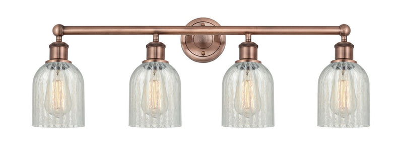 Innovations 616-4W-AC-G2511 Four Light Bath Vanity, Antique Copper