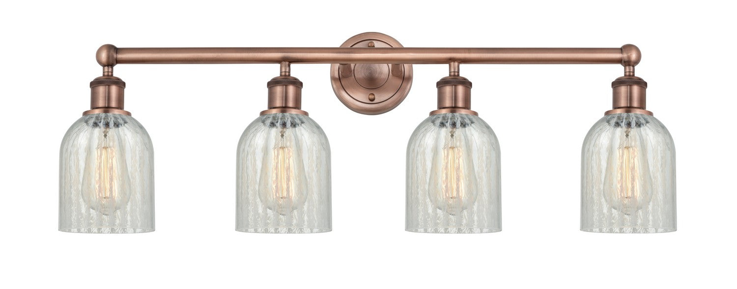 Innovations 616-4W-AC-G2511 Four Light Bath Vanity, Antique Copper