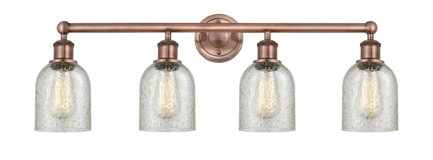 Innovations 616-4W-AC-G259 Four Light Bath Vanity, Antique Copper