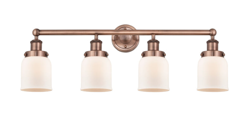 Innovations 616-4W-AC-G51 Four Light Bath Vanity, Antique Copper