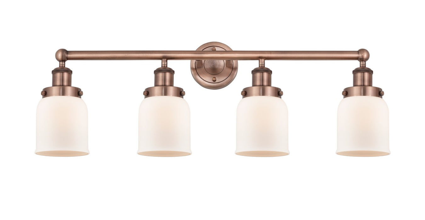 Innovations 616-4W-AC-G51 Four Light Bath Vanity, Antique Copper