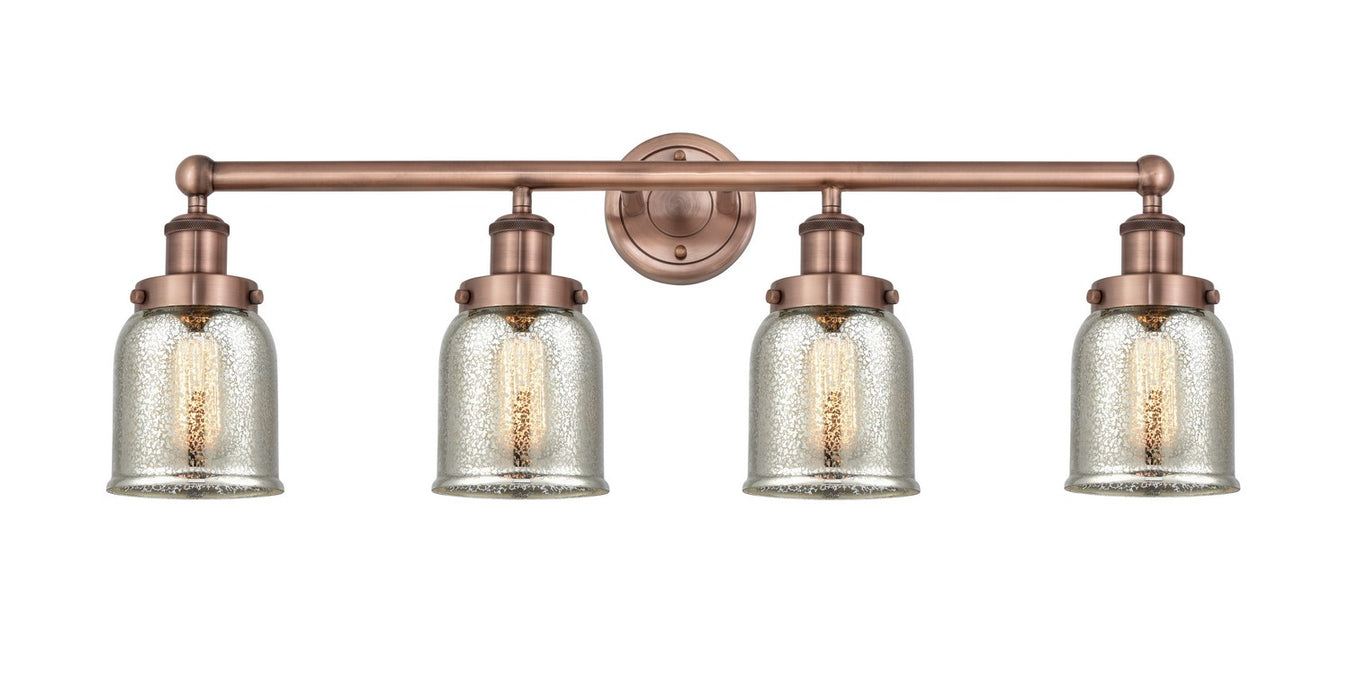 Innovations 616-4W-AC-G58 Four Light Bath Vanity, Antique Copper