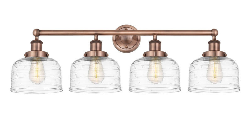 Innovations 616-4W-AC-G713 Four Light Bath Vanity, Antique Copper