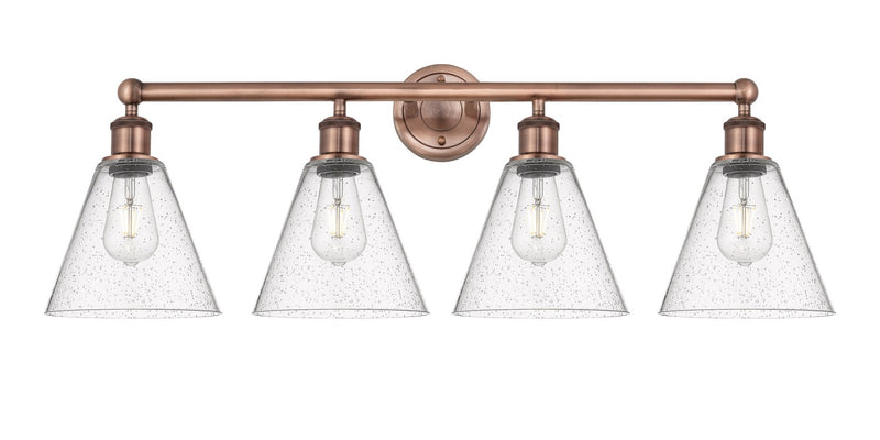 Innovations 616-4W-AC-GBC-84 Four Light Bath Vanity, Antique Copper