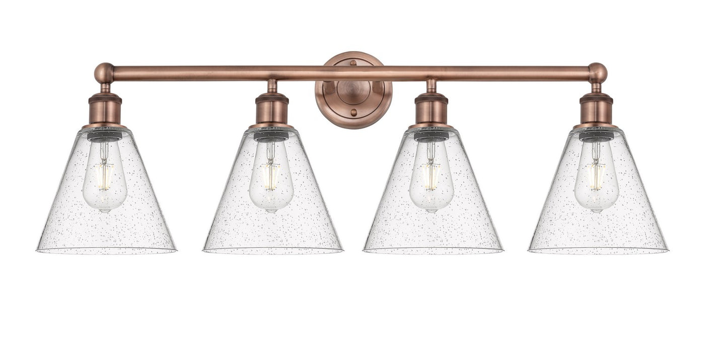 Innovations 616-4W-AC-GBC-84 Four Light Bath Vanity, Antique Copper