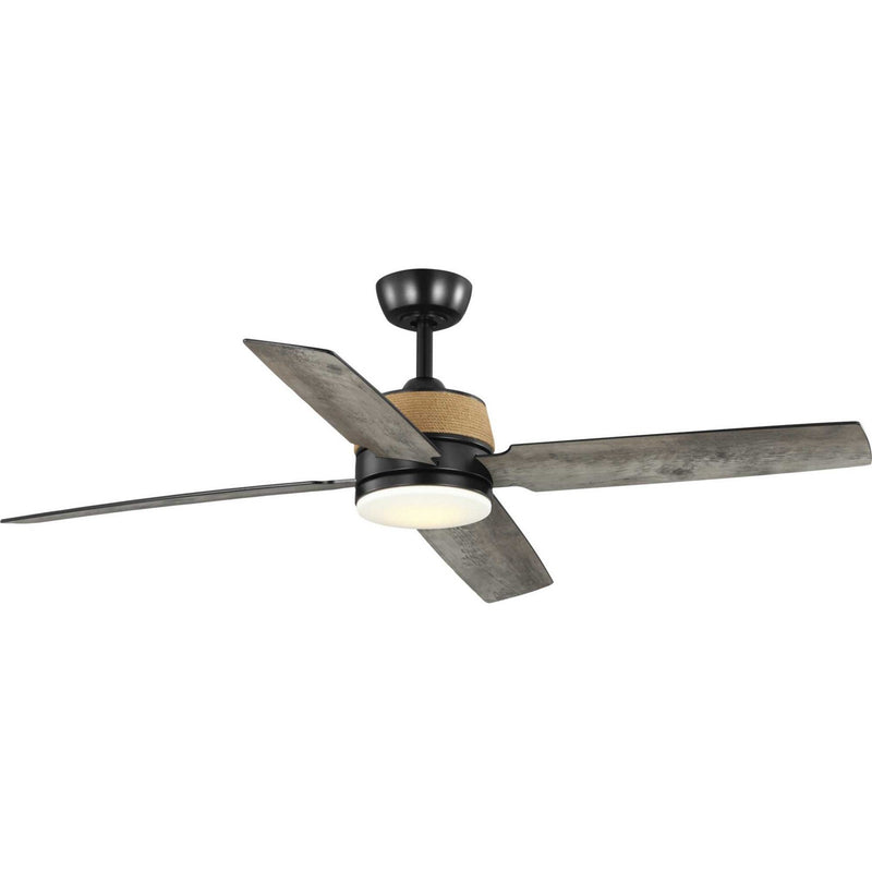 Progress Lighting P250097-31M-30 56" Ceiling Fan, Matte Black