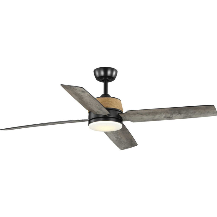 Progress Lighting P250097-31M-30 56" Ceiling Fan, Matte Black