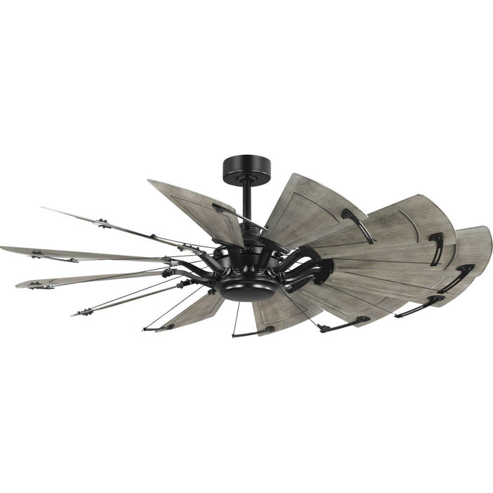 Progress Lighting P250098-31M 60" Ceiling Fan, Matte Black