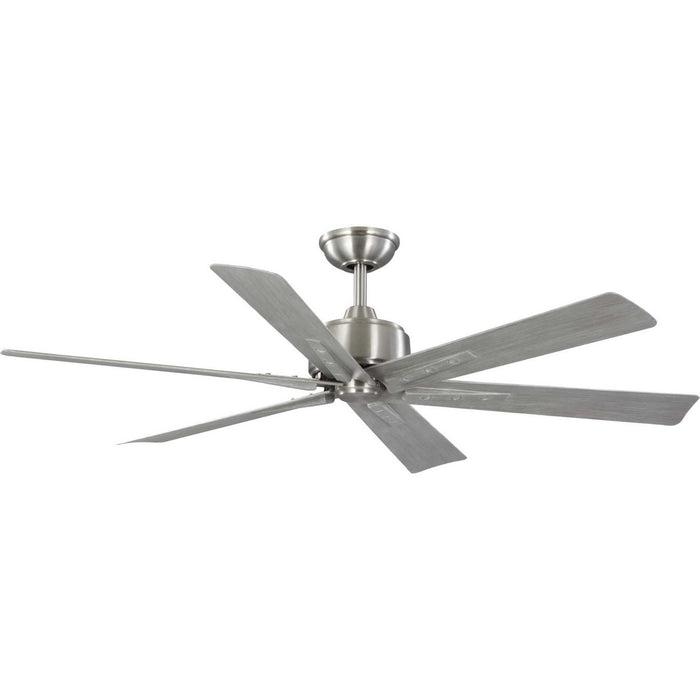 Progress Lighting P250100-009 56" Ceiling Fan, Brushed Nickel