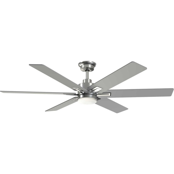 Progress Lighting P250103-009-CS 60" Ceiling Fan, Brushed Nickel