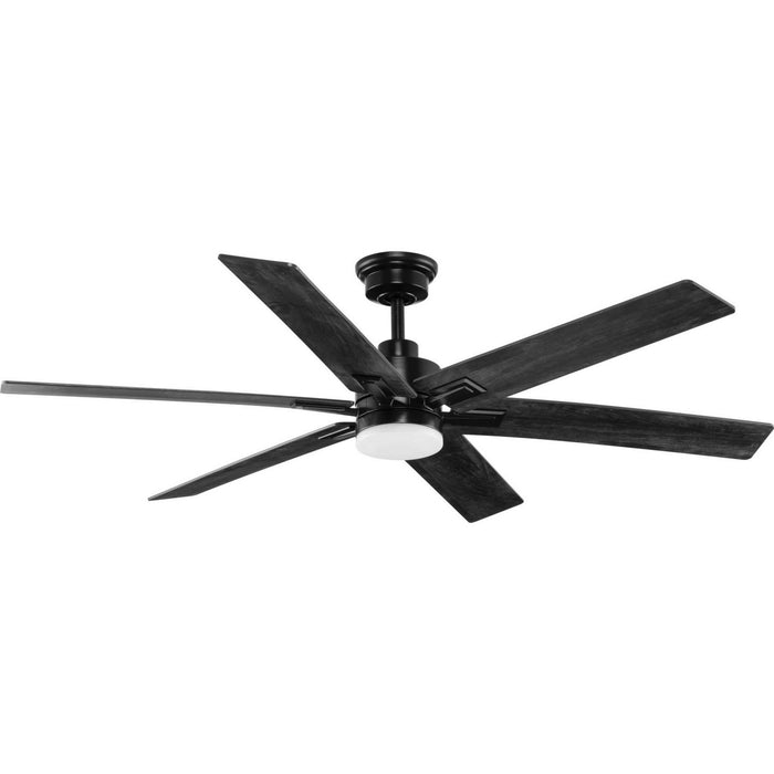 Progress Lighting P250103-31M-CS 60" Ceiling Fan, Matte Black