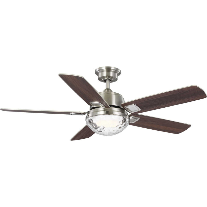Progress Lighting P250104-009-CS 52" Ceiling Fan, Brushed Nickel