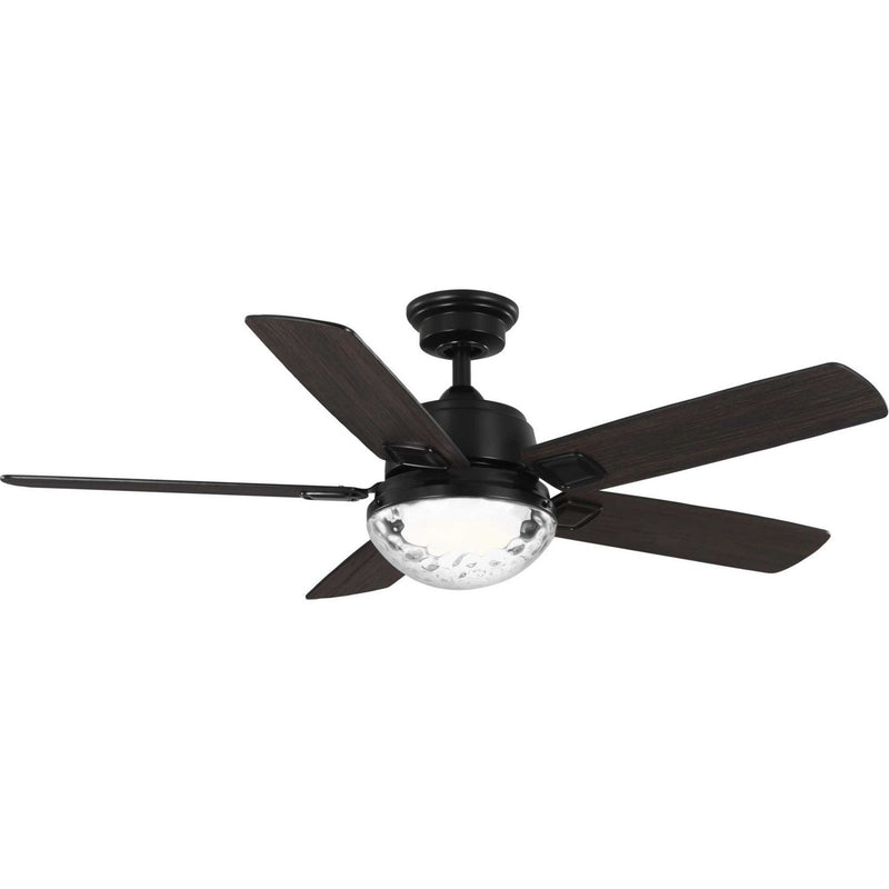 Progress Lighting P250104-31M-CS 52" Ceiling Fan, Matte Black