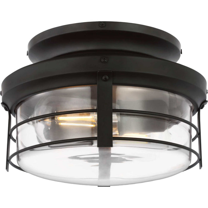 Progress Lighting P260004-129-WB Two Light Fan Light Kit, Architectural Bronze