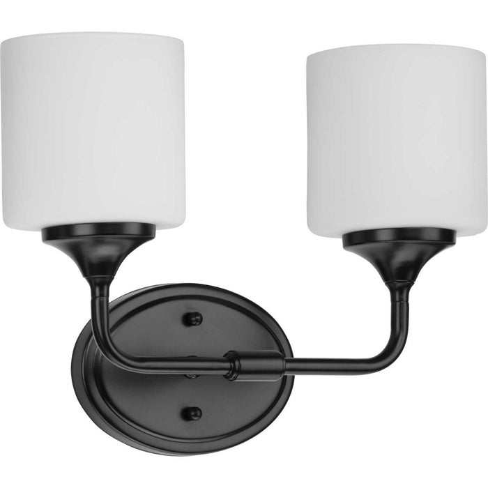 Progress Lighting P2802-31M Two Light Bath, Matte Black