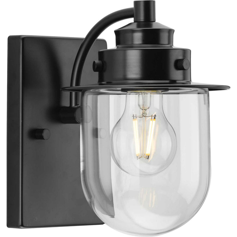 Progress Lighting P300434-31M One Light Bath, Matte Black