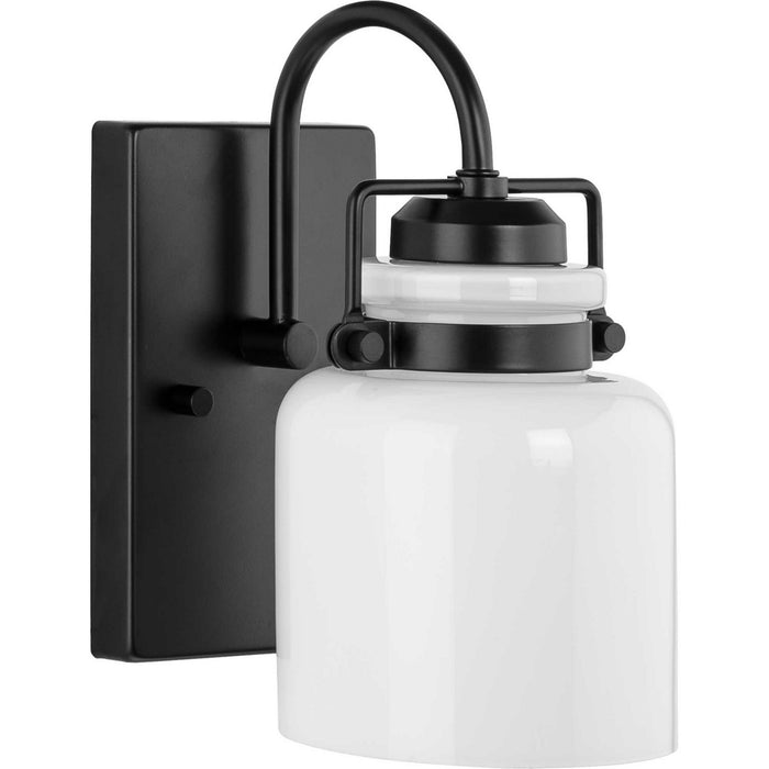 Progress Lighting P300438-31M One Light Bath, Matte Black