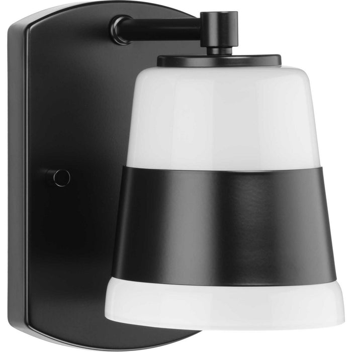 Progress Lighting P300442-31M One Light Bath, Matte Black