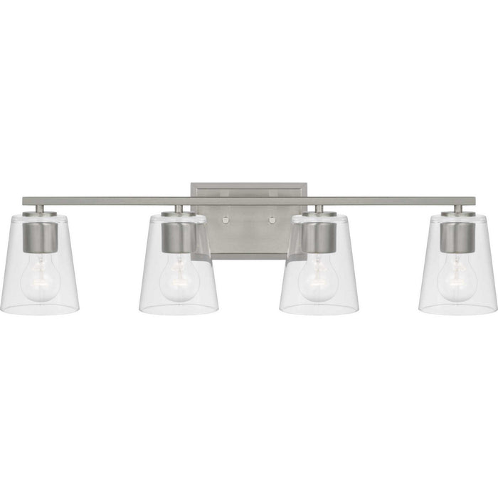 Progress Lighting P300460-009 Four Light Bath, Brushed Nickel
