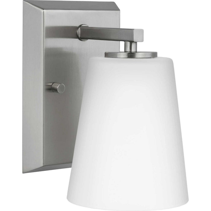 Progress Lighting P300461-009 One Light Bath, Brushed Nickel