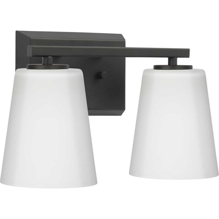 Progress Lighting P300462-31M Two Light Bath, Matte Black