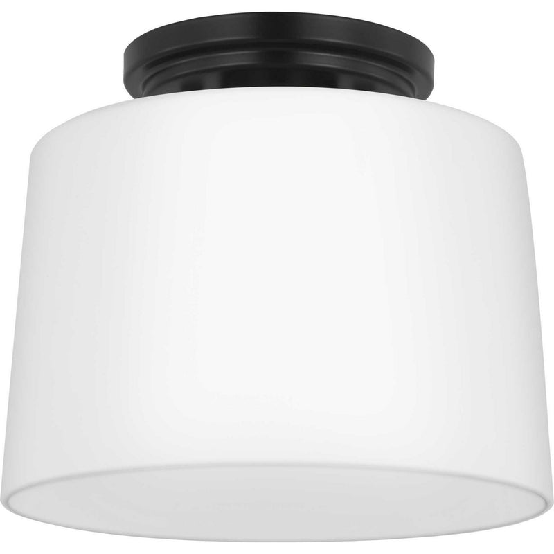 Progress Lighting P350260-31M One Light Flush Mount, Matte Black