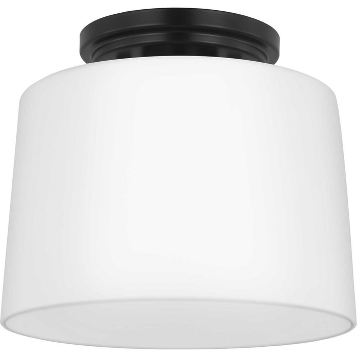 Progress Lighting P350260-31M One Light Flush Mount, Matte Black