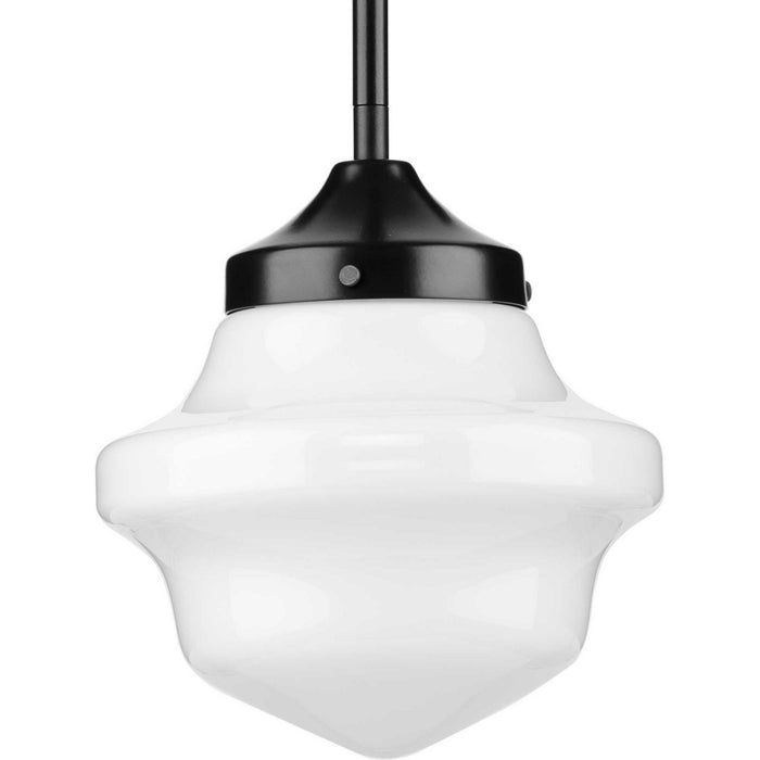 Progress Lighting P5196-31M One Light Pendant, Matte Black