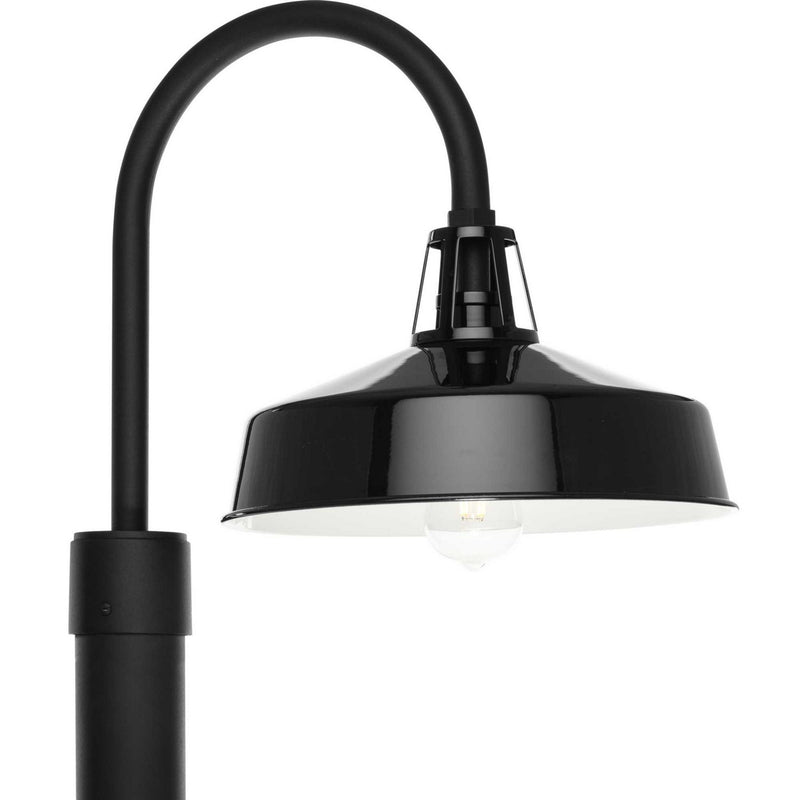 Progress Lighting P540103-031 One Light Outdoor Post Lantern, Black