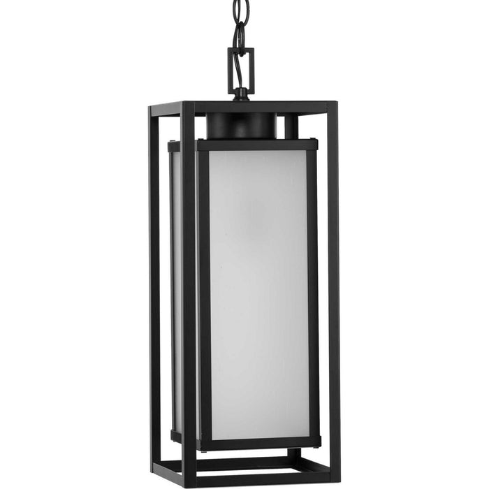 Progress Lighting P550141-31M One Light Outdoor Hanging Lantern, Matte Black
