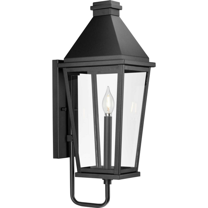 Progress Lighting P560345-031 One Light Outdoor Wall Lantern, Black
