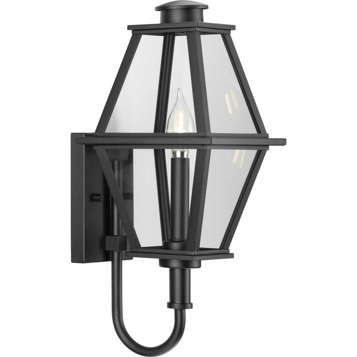 Progress Lighting P560347-031 One Light Outdoor Wall Lantern, Black